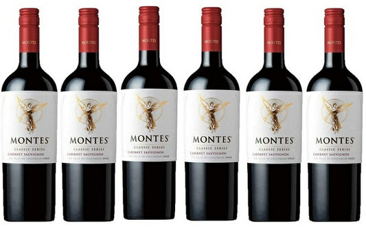 【送料無料】【ケース販売】モンテス・クラシック・シリーズ・カベルネ・ソーヴィニヨン  750ml×6本［赤/カベルネ・ソーヴィニヨン/チリ/セントラル・ヴァレー］