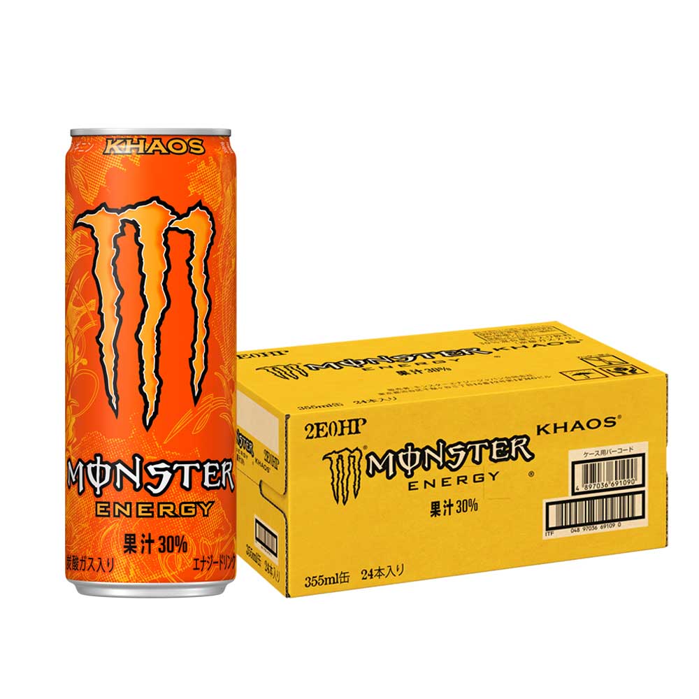 【送料無料】アサヒ モンスター カオス 缶 355ml×24本