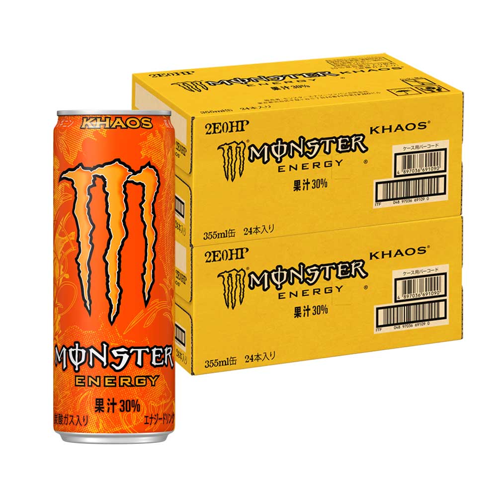 【送料無料】アサヒ モンスター カオス 缶 355ml×2ケース/48本