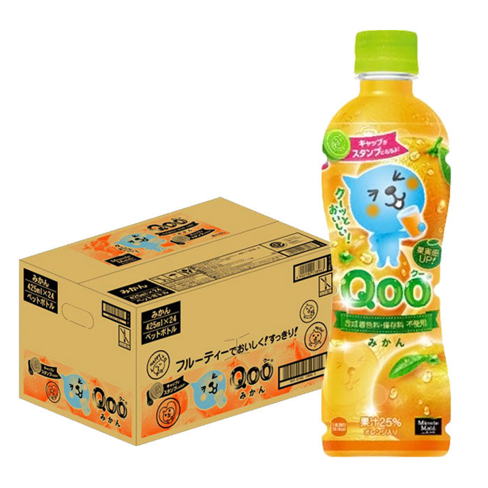 【送料無料】コカコーラ ミニッツメイド Qoo クー みかん 425ml×24本/1ケース