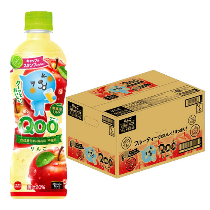 【送料無料】コカコーラ ミニッツメイド Qoo クー りんご 425ml×24本/1ケース