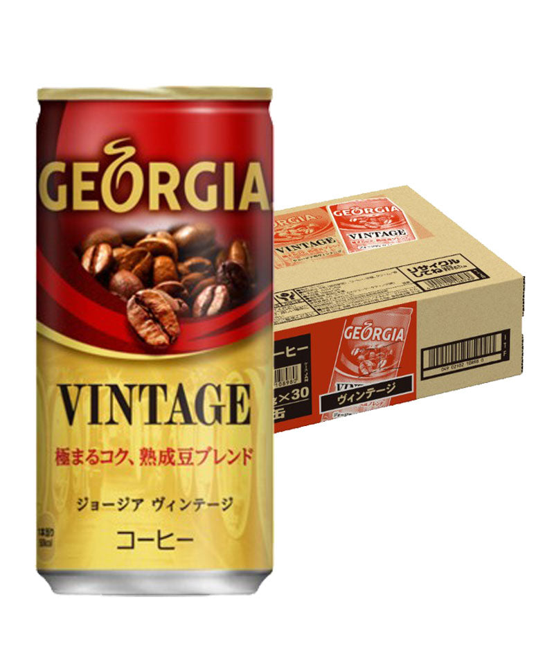 【送料無料】【北陸限定商品】コカ・コーラ ジョージア ヴィンテージ 185g×1ケース/30本