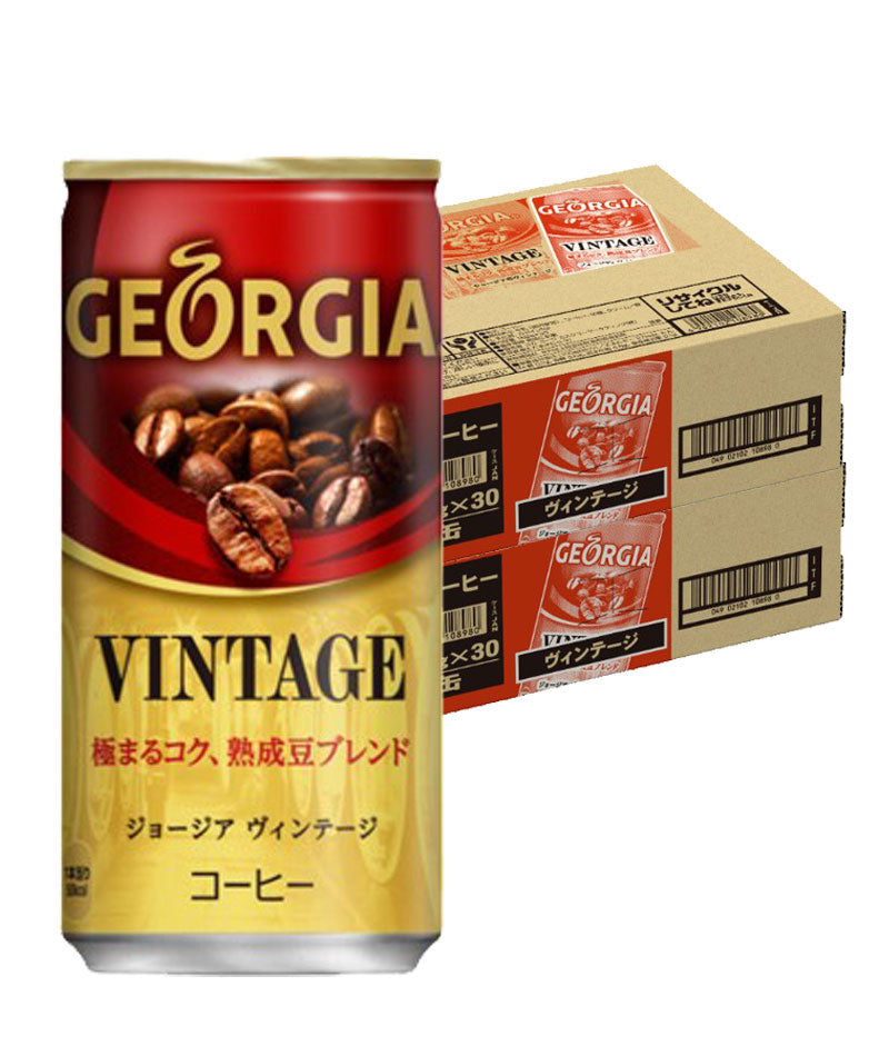 【送料無料】【北陸限定商品】コカ・コーラ ジョージア ヴィンテージ 185g×2ケース/60本