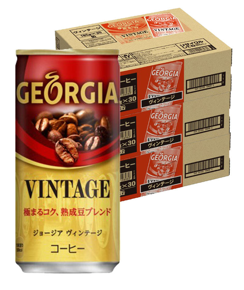 【送料無料】【北陸限定商品】コカ・コーラ ジョージア ヴィンテージ 185g×3ケース/90本