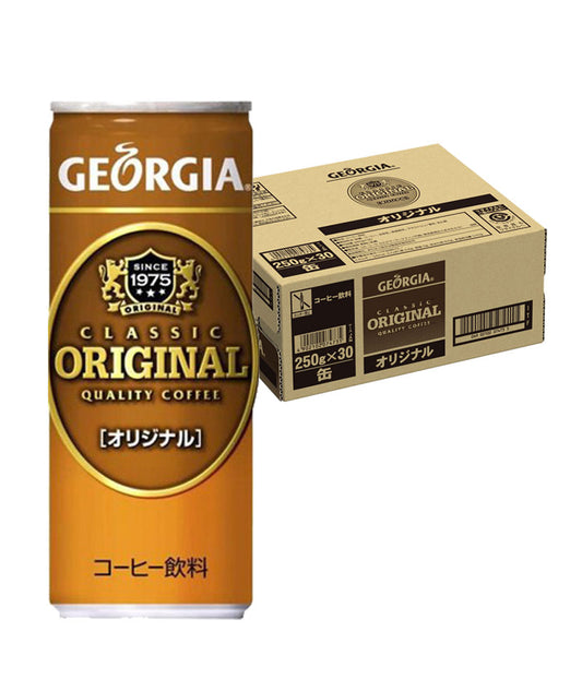 【訳あり】【キズ・へこみ有り】【送料無料】 ジョージア オリジナル 250ml×1ケース/30本