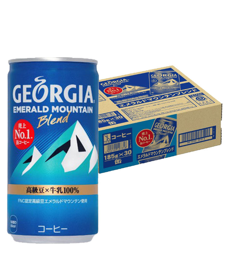 【訳あり】【キズ・へこみ有り】【送料無料】 ジョージア エメラルドマウンテンブレンド 185ml×1ケース/30本