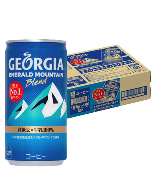【訳あり】【キズ・へこみ有り】【送料無料】 ジョージア エメラルドマウンテンブレンド 185ml×1ケース/30本