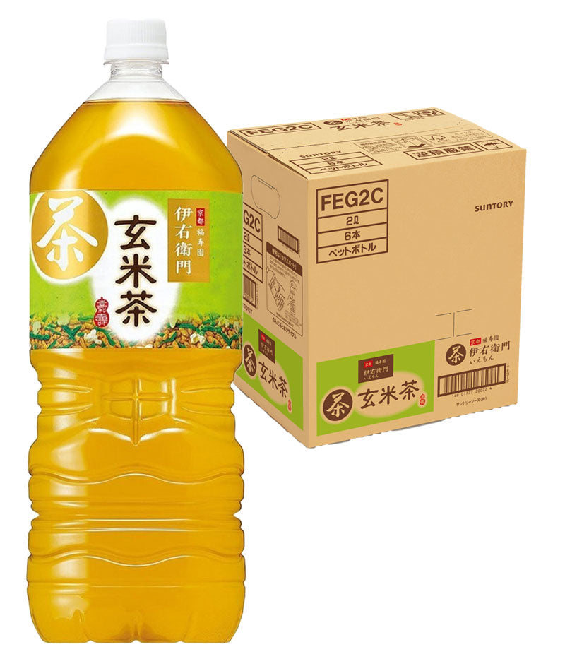 【送料無料】サントリー 伊右衛門 玄米茶 2L×1ケース/6本