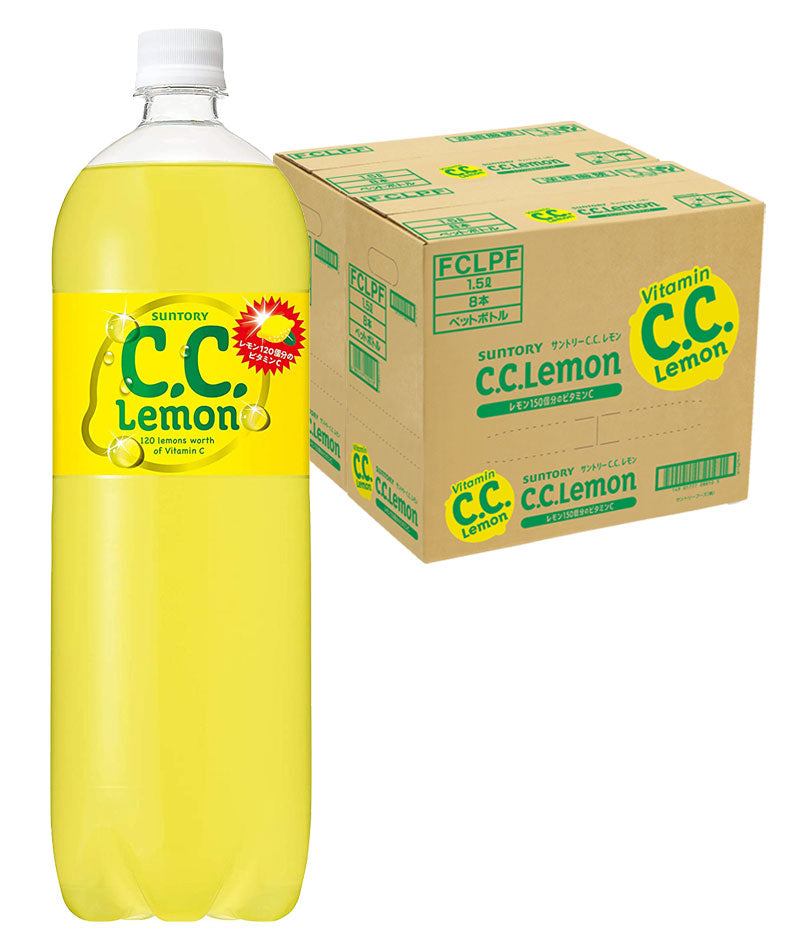 【☆送料無料☆2ケースセット】サントリー C.Cレモン 1500ml 1.5L×2ケース/16本