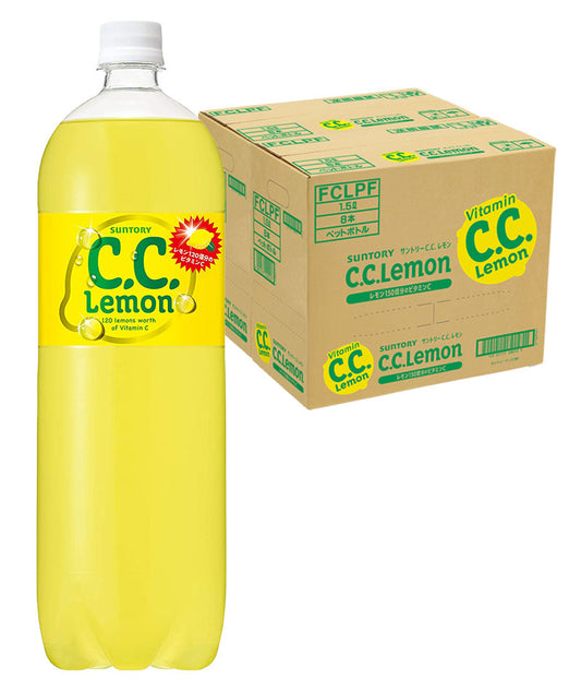 【☆送料無料☆2ケースセット】サントリー C.Cレモン 1500ml 1.5L×2ケース/16本