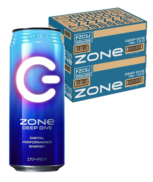 【送料無料】サントリー ZONe(ゾーン) DEEP DIVE(ディープダイブ) Ver.1.0.0 エナジードリンク 500ml ×48本