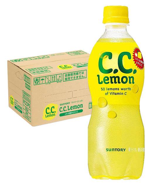 【送料無料】サントリー Ｃ．Ｃ．レモン 500ml×1ケース/24本