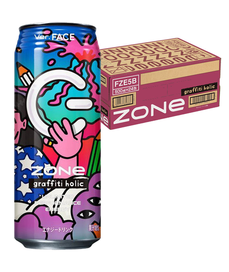 【送料無料】サントリー ZONe ゾーン graffiti holic グラフィティーホリック エナジードリンク 500ml×24本