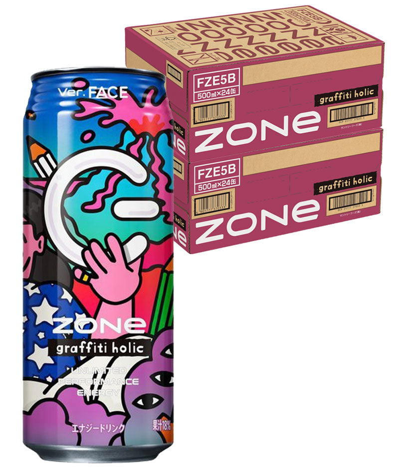 【送料無料】サントリー ZONe ゾーン graffiti holic グラフィティーホリック エナジードリンク 500ml×48本