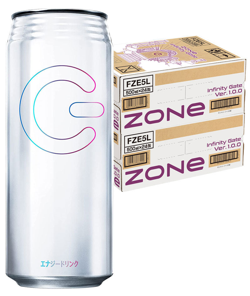 【送料無料】サントリー ZONe ゾーン Infinity Gate インフィニティゲート Ver.1.0.0 エナジードリンク 500ml×48本