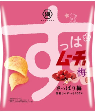 【送料無料】湖池屋 すっぱムーチョチップス さっぱり梅味 55g×36袋/3ケース【北海道・沖縄県・東北・四国・九州地方は必ず送料が掛かります】