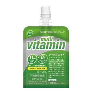 富永食品 クイックエイドマルチビタミン袋 180gパウチ×30本［賞味期限：3ヶ月以上］北海道、沖縄、離島は送料無料対象外［送料無料］【8月12日出荷開始】