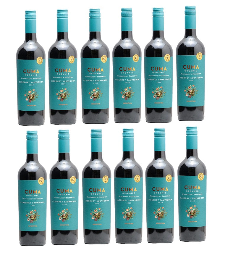 【送料無料】クマ オーガニック カベルネ・ソーヴィニヨン 750ml×12本 [赤ワイン フルボディ アルゼンチン] 【北海道・東北・四国・九州・沖縄県は必ず送料がかかります】