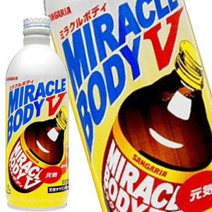サンガリア ミラクルボディＶ 500gボトル缶×24本［賞味期限:4ヶ月以上］北海道、沖縄、離島は送料無料対象外［送料無料］【5?8営業日以内に出荷】