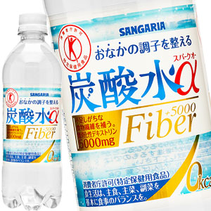 サンガリア 炭酸水α 500mlPET×24本［賞味期限:4ヶ月以上］北海道、沖縄、離島は送料無料対象外［送料無料］【5?8営業日以内に出荷】