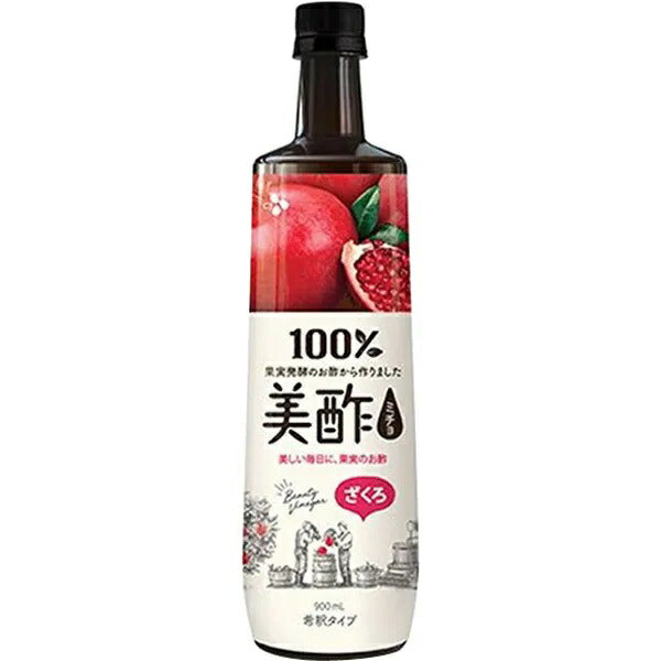 【送料無料】〜〜CJジャパン 美酢 みちょ ミチョ ざくろ 900ml×1ケース/12本