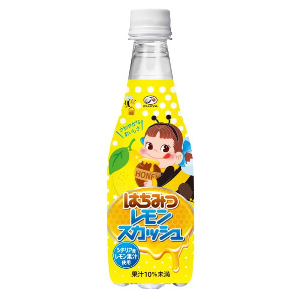 【送料無料】不二家 ソルティ はちみつレモンスカッシュ 410ml×1ケース/24本【熱中症】【熱中症対策】