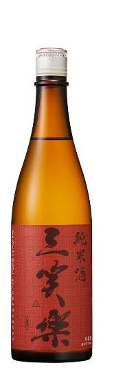 【五箇山の地酒】日本酒 三笑楽 純米酒 720ml 1本【ご注文は12本まで同梱可能】