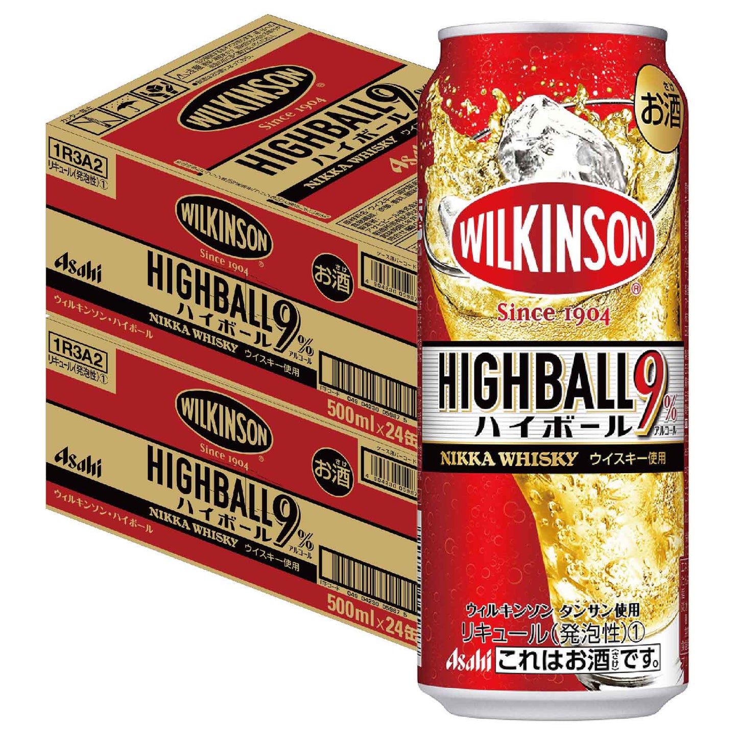 【送料無料】アサヒ ウィルキンソン・ハイボール 500ml×48本/2ケース【北海道・東北・四国・九州地方は別途送料が掛かります】