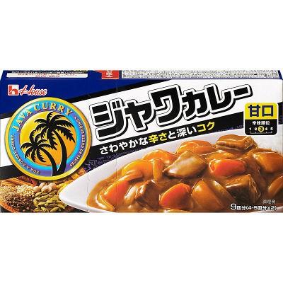 【おまけ付き！】ハウス食品　ジャワカレー　甘口　185g