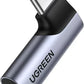 [UGREEN] L型 USB Type-C オス ⇔ 3.5mmイヤホンジャック メス 変換アダプター 3極/4極対応