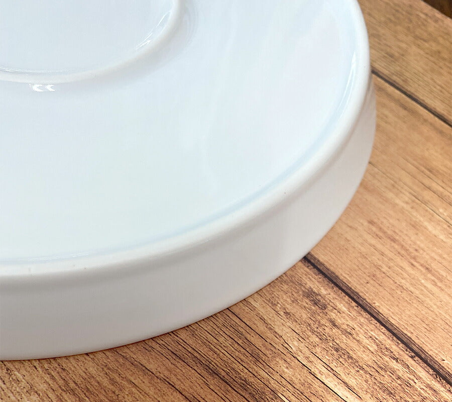 プラット ホワイト２２cm皿 白磁 白い食器 プレート 丸皿 パスタ皿 電子レンジOK オーブンOK 食洗機OK 美濃焼 日本製 ポーセリンアート 絵付け 陶磁器 大口注文OK  シンプル スタイリッシュ おうち時間 陶器のふる里  stockヤ