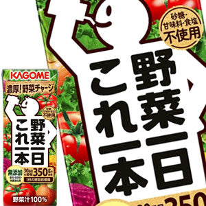【タイムセール】カゴメ 野菜一日これ一本 200ml紙パック×48本［24本×2箱］［賞味期限：3ヶ月以上］北海道、沖縄、離島は送料無料対象外［送料無料］【3?4営業日以内に出荷】