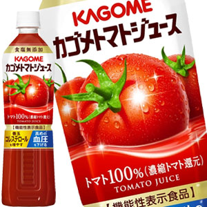 カゴメ トマトジュース食塩無添加 720mlスマートPET×15本［賞味期限：3ヶ月以上］北海道、沖縄、離島は送料無料対象外［送料無料］【3〜4営業日以内に出荷】