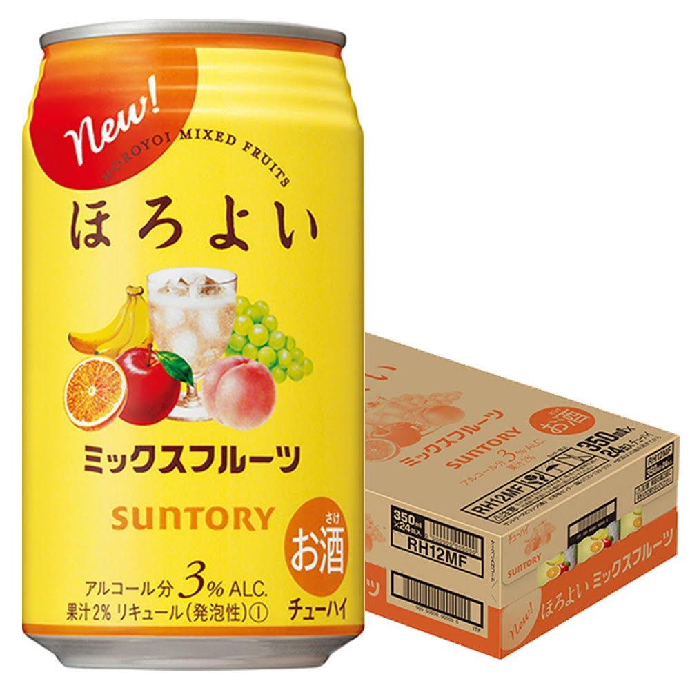 サントリー ほろよい ミックスフルーツ 350ml×1ケ−ス/24本