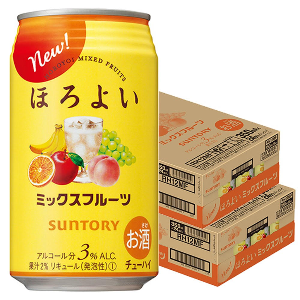 【送料無料】サントリー ほろよい ミックスフルーツ 350ml×2ケース/48本【北海道・沖縄県・東北・四国・九州地方は必ず送料が掛かります】