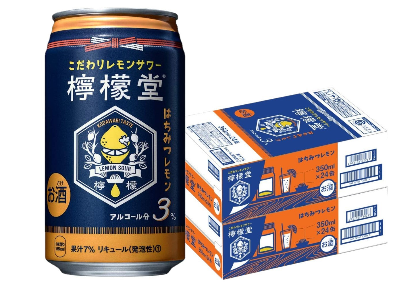 【送料無料】檸檬堂 はちみつレモン 350ml×48本【北海道・東北・四国・九州・沖縄県は必ず送料がかかります】