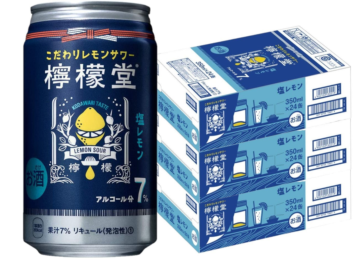 【送料無料】檸檬堂 塩レモン 350ml×72本【北海道・東北・四国・九州・沖縄県は必ず送料がかかります】