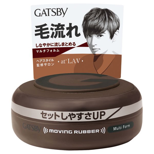 GATSBY（ギャツビー）ヘアワックス ムービングラバー マルチフォルム メンズ 80g