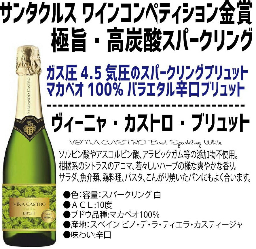 【送料無料】ワイン セット 辛口だけ！衝撃コスパ スパークリング セット  750ml 10本セット辛口 高炭酸 白 ロゼ 泡 ギフト【北海道・東北・四国・九州・沖縄県は必ず送料がかかります】