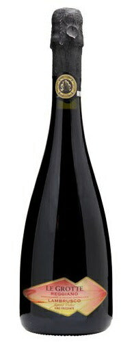 レ グロッテ レッジャーノ ランブルスコ ドルチェ 750ml 1本［赤 スパークリング/甘口/イタリア DOC レッジャーノ］【ご注文は12本まで一個口配送可能】