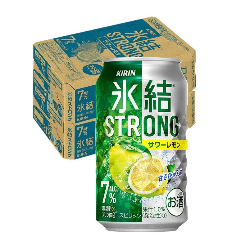 【送料無料】キリン 氷結 STRONG 7％ ストロング サワーレモン 350ml×48本【北海道・東北・四国・九州・沖縄県は必ず送料がかかります】
