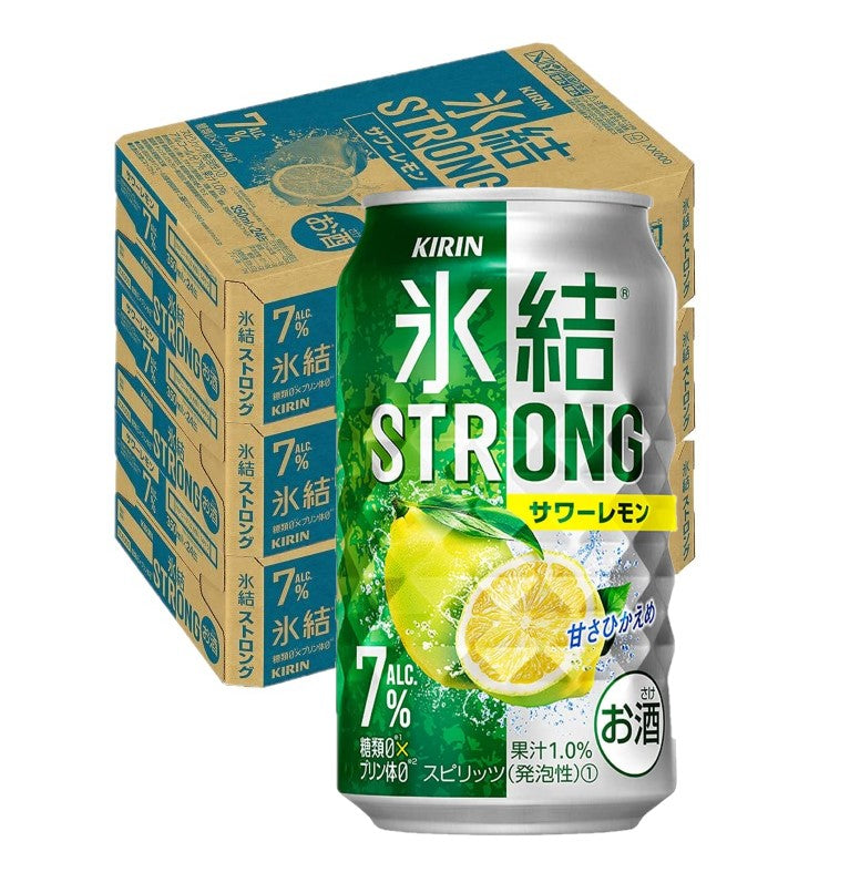 【送料無料】キリン 氷結 STRONG 7％ ストロング サワーレモン 350ml×72本【北海道・東北・四国・九州・沖縄県は必ず送料がかかります】