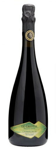 【送料無料】レ グロッテ レッジャーノ ランブルスコ ロッソ セッコ 750ml×6本［赤 スパークリング/辛口/イタリア DOC レッジャーノ］【本州(一部地域を除く)は送料無料】