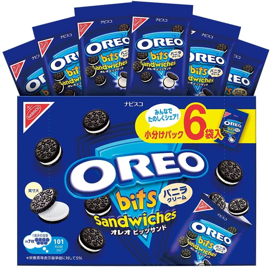 【送料無料】ナビスコ オレオ ビッツサンド バニラ (20gx6袋)×12個OREO