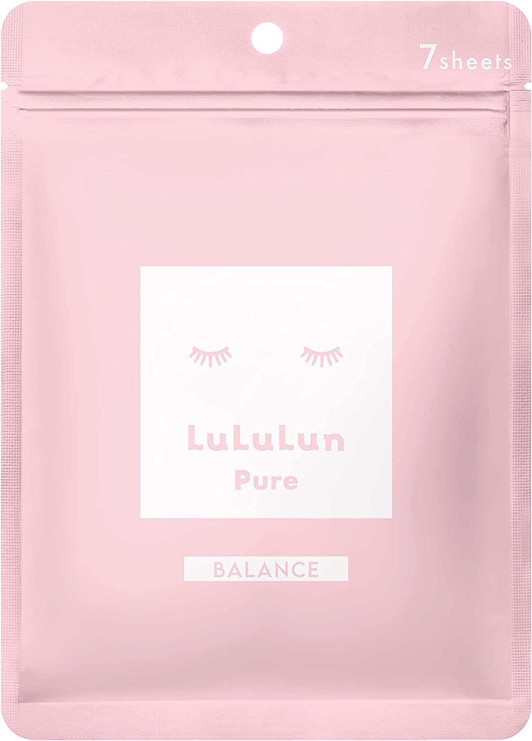 LULULUN(ルルルン) ルルルンピュア ピンク 7枚入り (バランスうるおいタイプ) フェイスマスク