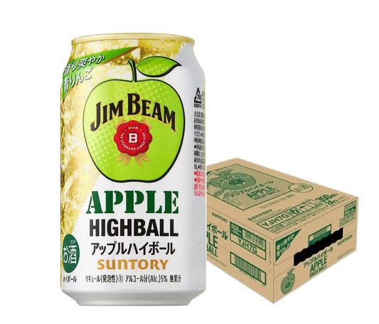 【送料無料】 サントリー ジムビームハイボール アップルハイボール 350ml×1ケース/24本【北海道・東北・四国・九州・沖縄県は必ず送料がかかります】