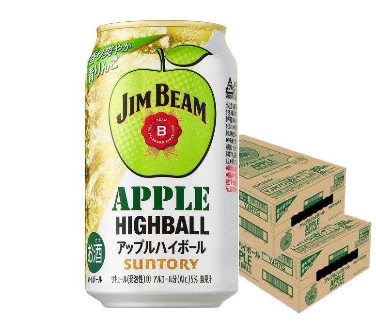 【送料無料】 サントリー ジムビームハイボール アップルハイボール 350ml×2ケース/48本【北海道・東北・四国・九州・沖縄県は必ず送料がかかります】