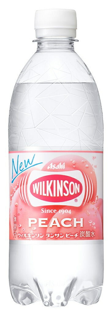【送料無料】訳あり 賞味期限2022年/2月アサヒ ウィルキンソン タンサン ピーチ 500ml×24本訳アリ