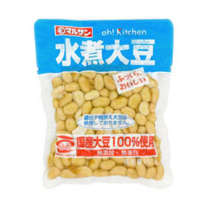 マルサンアイ 国産水煮大豆 150g×40個［20個×2箱］北海道、沖縄、離島は送料無料対象外［賞味期限：2ヶ月以上］［送料無料］【3〜4営業日以内に出荷】