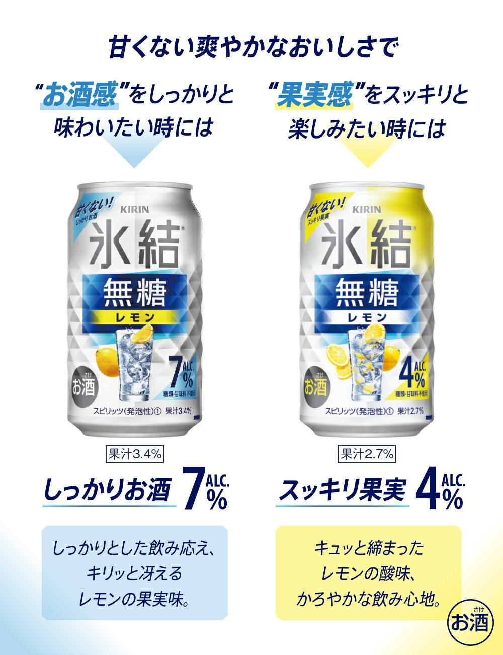 【訳あり】【キズ・へこみ有り】【送料無料】キリン 氷結 無糖レモン 7％ 350ml×24本【北海道・沖縄県・東北・四国・九州地方は必ず送料がかかります】
